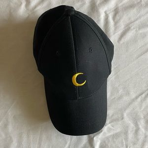 Crescent moon baseball cap